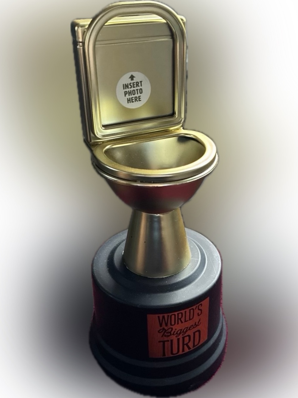 🚽World’s Biggest Turd Photo Frame Trophy | Funny Toilet Award | New |